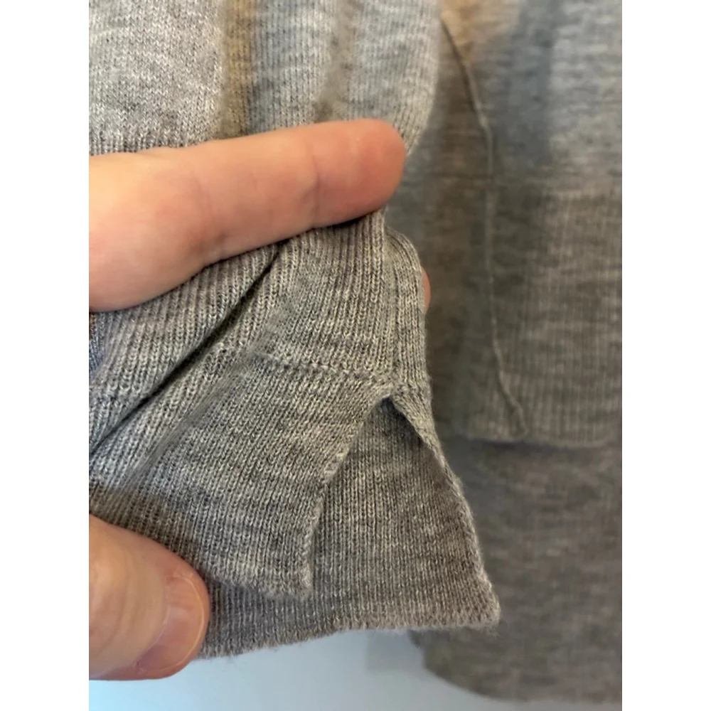 0166 Size Medium Zara Knit Light Grey Lightweight Sweater. VGUC - Picture 6 of 12